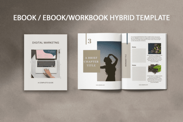 digital workbook template