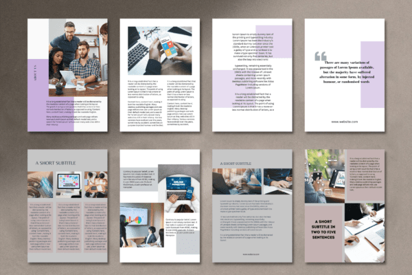 Bring your projects to life with a Canva Workbook Template