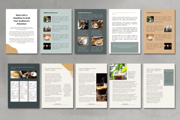 digital workbook template