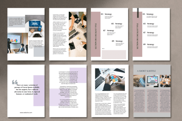 Bring your projects to life with a Canva Workbook Template