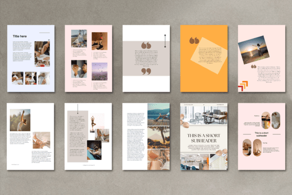 Bring Your art to life with a Canva Ebook Template