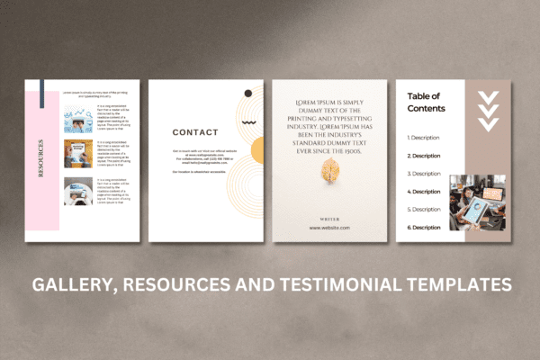 Bring your projects to life with a Canva Workbook Template