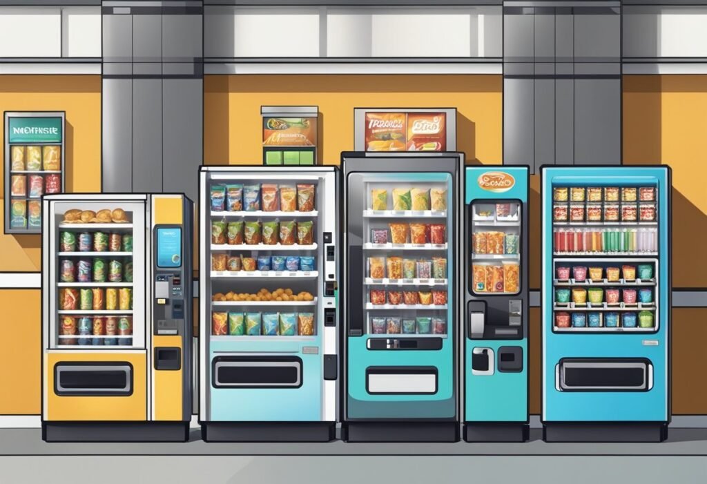 graphics of vending machines: How to Start a Vending Machine Business