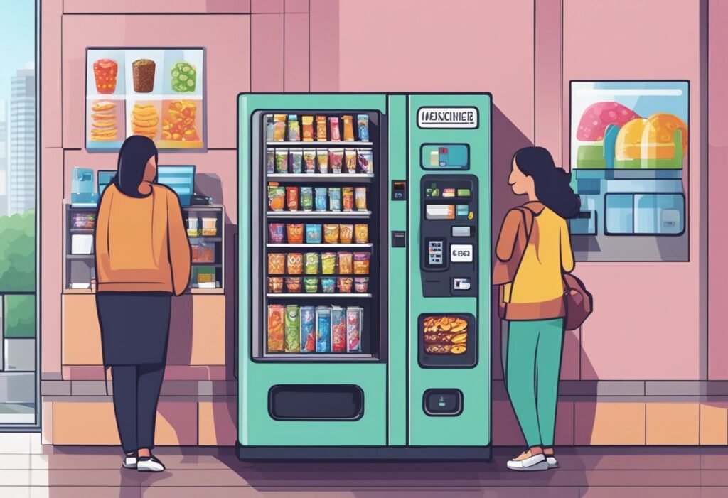 graphics of vending machines: How to Start a Vending Machine Business