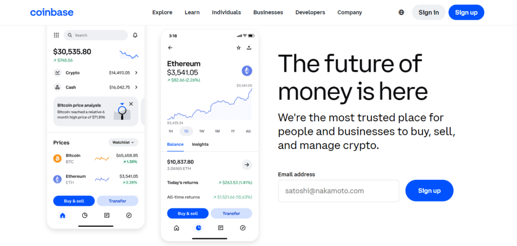 coinbase: Crypto Trading Platform